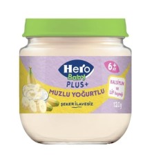 Hero Baby Plus Muzlu Yoğurtlu Kavanoz Mama 120 Gr