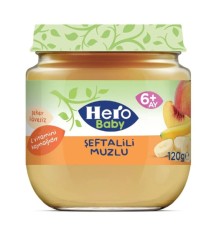 Hero Baby Şeftalili Muzlu Kavanoz Mama 120 Gr
