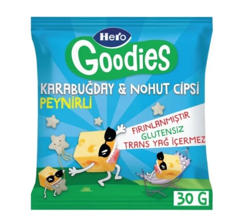 Hero Goodies Peynirli Sağlıklı Cips 30 Gr Hero Goodies Peynirli Sağlıklı Cips 30 Gr