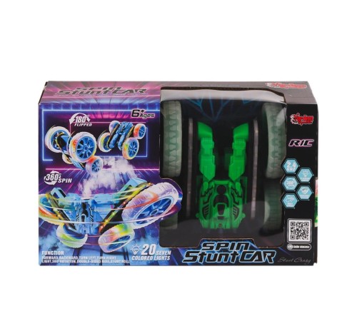 HG-4-45 Kumandalı Işıklı Buharlı Stunt Spin Araba -Vardem Oyuncak