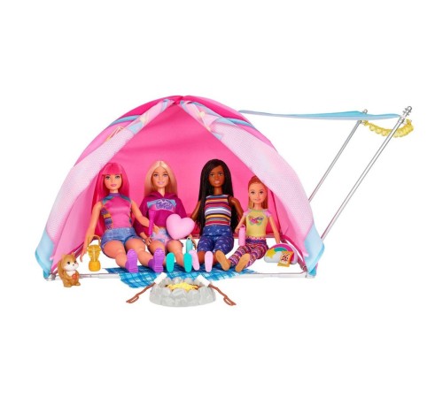 HGC18 Barbie Malibu ve Brooklyn Kampta Oyun Seti