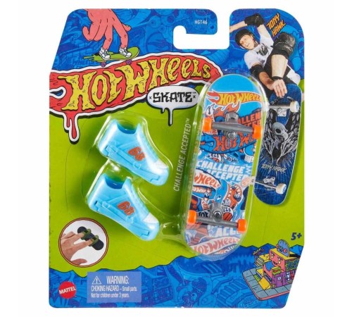 HGT46 Hot Wheels Skate Parmak Kaykay ve Ayakkabı Paketleri