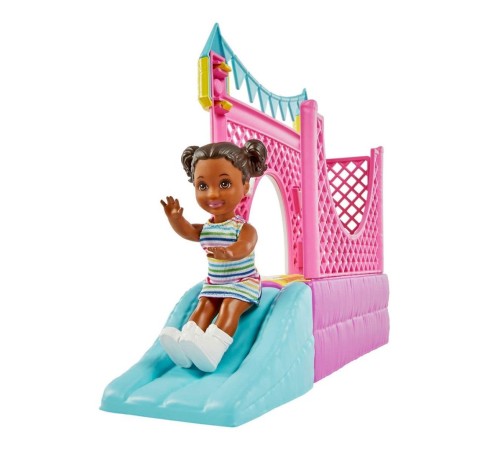 HHB67 Barbie  Bebek Bakıcısı Skipper Oyun Evi Seti