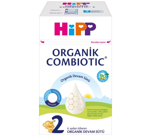 Hipp 2 Organik Combiotic Bebek Sütü 800 Gr Hipp 2 Organik Combiotic Bebek Sütü 800 Gr
