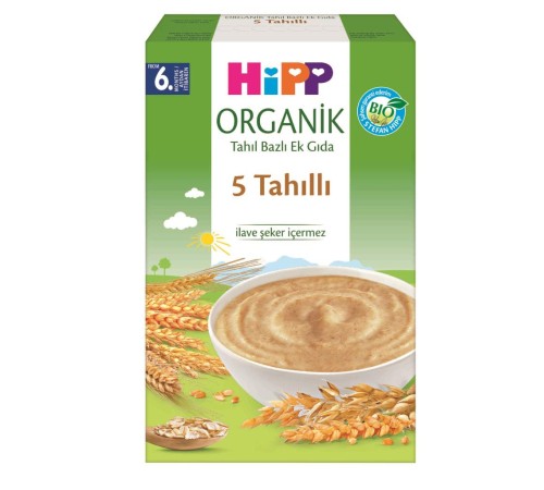 p Organik 5 Tahıllı Tahıl Bazlı Kaşık Maması 200 Gr p Organik 5 Tahıllı Tahıl Bazlı Kaşık Maması 200 Gr