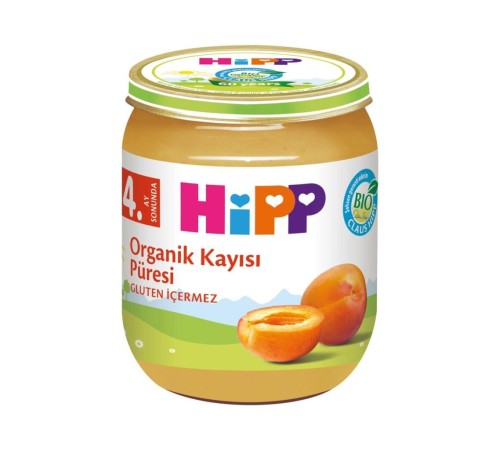 p Organik Kayısı Püresi 125 Gr p Organik Kayısı Püresi 125 Gr