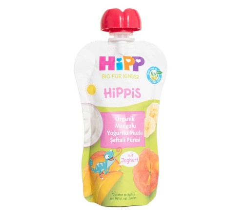 Hipp Organik Mangolu Yoğurtlu Muzlu Şeftali Püresi 100 Gr Hipp Organik Mangolu Yoğurtlu Muzlu Şeftali Püresi 100 Gr
