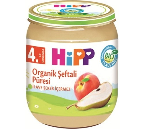 Hipp Organik Şeftali Püresi 125 Gr Hipp Organik Şeftali Püresi 125 Gr