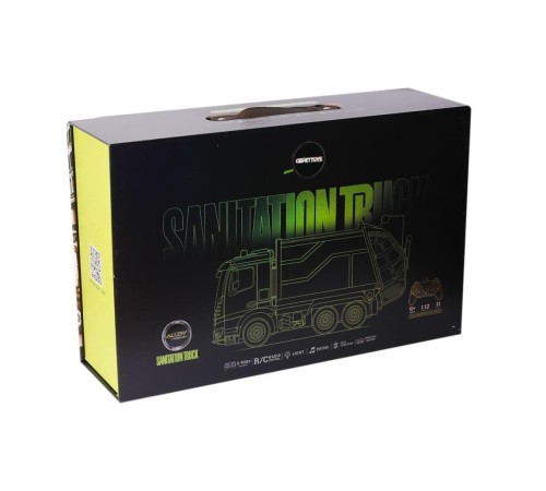 HJ8003-1 Metal Kumandalı Çöp Arabası -Gepettoys HJ8003-1 Metal Kumandalı Çöp Arabası -Gepettoys