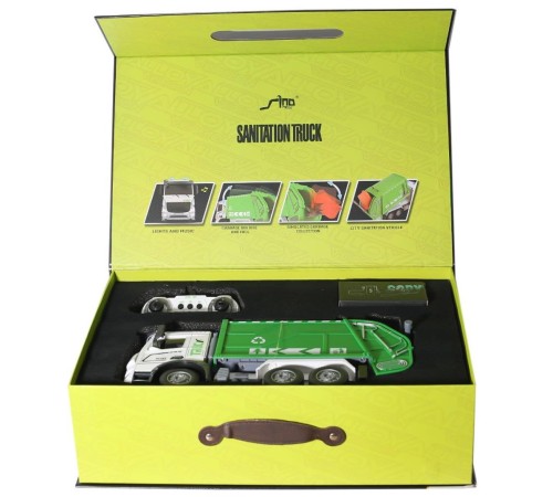 HJ8003-1 Metal Kumandalı Çöp Arabası -Gepettoys HJ8003-1 Metal Kumandalı Çöp Arabası -Gepettoys
