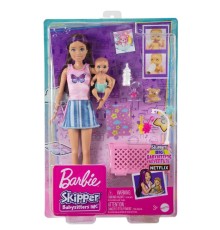 HJY33 Mavi Saçlı Skipper Bebek Bakıcısı  ve Oyun Seti