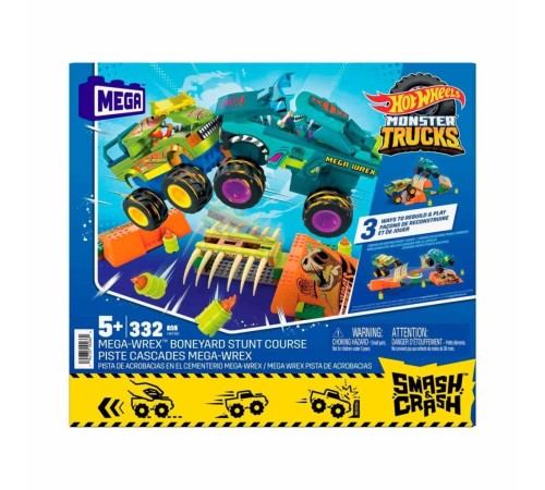 HKF89 MEGA Hot Wheels® Mega-Wrex™ Dinozor Kemikli Aksiyon Sahası HKF89 MEGA Hot Wheels® Mega-Wrex™ Dinozor Kemikli Aksiyon Sahası