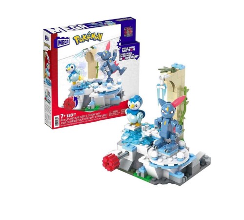 HKT20 MEGA™ Pokémon™ Piplup ve Sneasel Kış Macerası Seti 183 parça + 7 yaş HKT20 MEGA™ Pokémon™ Piplup ve Sneasel Kış Macerası Seti 183 parça + 7 yaş