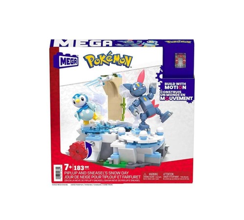 HKT20 MEGA™ Pokémon™ Piplup ve Sneasel Kış Macerası Seti 183 parça + 7 yaş HKT20 MEGA™ Pokémon™ Piplup ve Sneasel Kış Macerası Seti 183 parça + 7 yaş