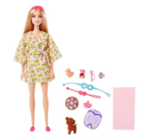 HKT90 Barbie Wellness - Spa Günü Sarışın Bebek HKT90 Barbie Wellness - Spa Günü Sarışın Bebek
