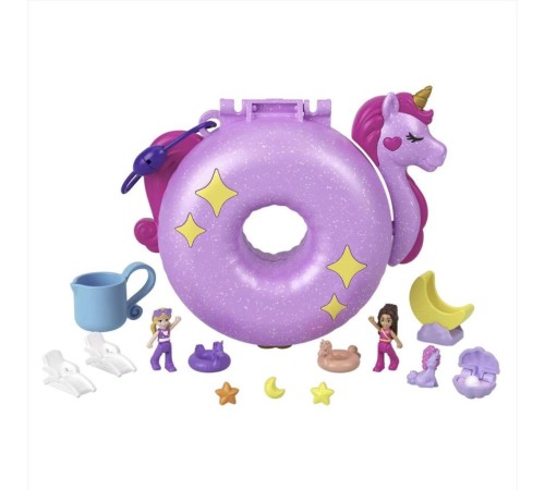 HKV34 Polly Pocket Unicorn Temalı Oyun Seti HKV34 Polly Pocket Unicorn Temalı Oyun Seti
