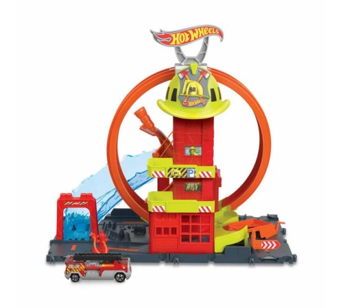 HKX41 Hot Wheels Çember Pistli İftaiye İstasyonu HKX41 Hot Wheels Çember Pistli İftaiye İstasyonu