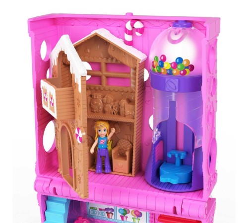 HNB03 Polly Pocket Pollyville Şeker Dükkanı Oyun Seti HNB03 Polly Pocket Pollyville Şeker Dükkanı Oyun Seti