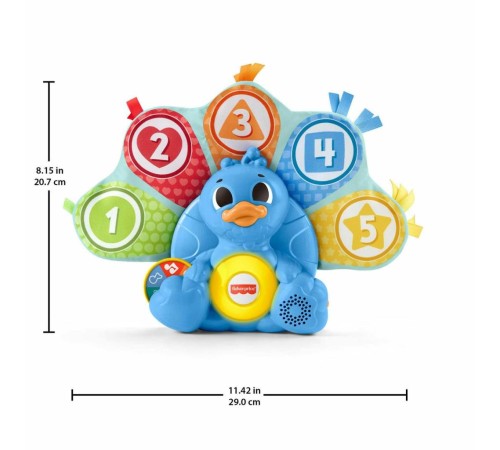 HNN82 Fisher-Price Linkimals - Rengarenk Tavus Kuşu HNN82 Fisher-Price Linkimals - Rengarenk Tavus Kuşu