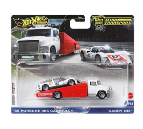 Hot Wheels Team Transport 2024 Mix 2-66 Porsche 906 Carrera 6 HRV47 Hot Wheels Team Transport 2024 Mix 2-66 Porsche 906 Carrera 6 HRV47