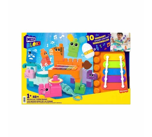 HPB46 Mega Bloks® Çiftlik Orkestrası 40 parça +1 yaş HPB46 Mega Bloks® Çiftlik Orkestrası 40 parça +1 yaş