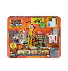 HPD63 Matchbox Aksiyon Sürücüleri Muhteşem İnşaat Alanı Oyun Seti