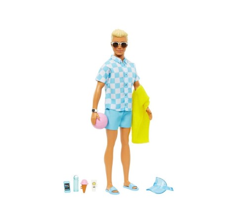 HPL74 Barbie Plaj Günü Oyun Seti -Ken HPL74 Barbie Plaj Günü Oyun Seti -Ken