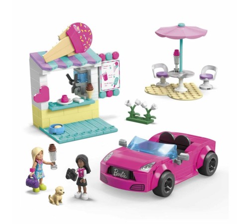 HPN78 MEGA Barbie® Dondurma Standı 226 parça +6 yaş HPN78 MEGA Barbie® Dondurma Standı 226 parça +6 yaş