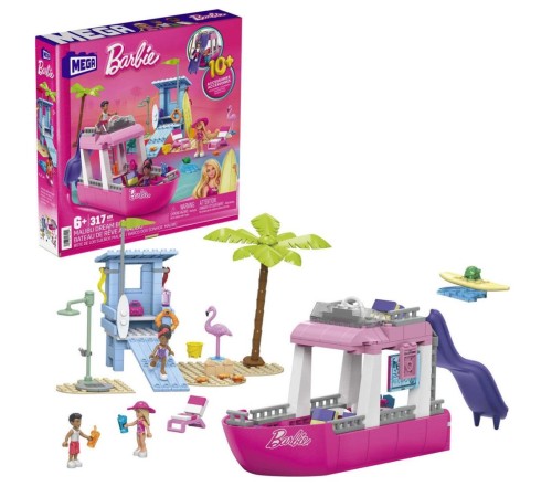 HPN79 MEGA Barbie® Malibu Rüya Teknesi™ 317 parça +6 yaş HPN79 MEGA Barbie® Malibu Rüya Teknesi™ 317 parça +6 yaş