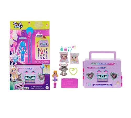 HRD65 Polly Pocket Radyo Temalı Moda Eğlencesi Oyun Seti HRD65 Polly Pocket Radyo Temalı Moda Eğlencesi Oyun Seti