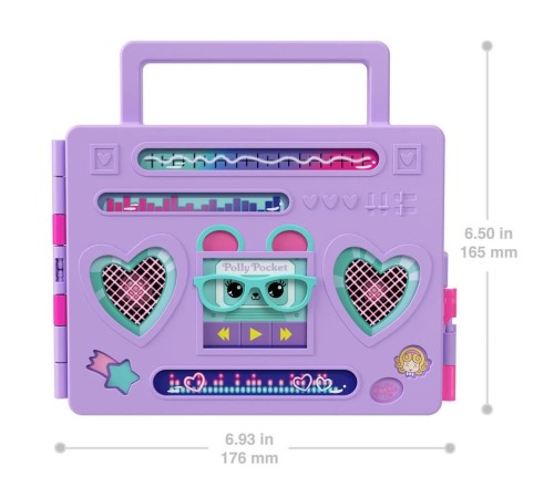 HRD65 Polly Pocket Radyo Temalı Moda Eğlencesi Oyun Seti HRD65 Polly Pocket Radyo Temalı Moda Eğlencesi Oyun Seti