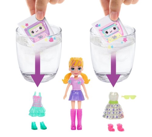 HRD65 Polly Pocket Radyo Temalı Moda Eğlencesi Oyun Seti