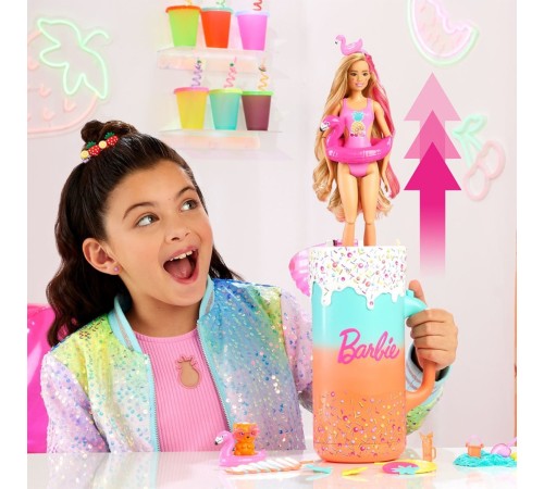 HRK57 Barbie Pop Reveal Sürprizli Bardak Oyun Seti