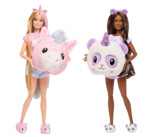 HRY15 Barbie Cutie Reveal Pijama Partisi İkili Set HRY15 Barbie Cutie Reveal Pijama Partisi İkili Set