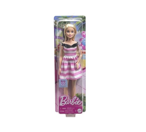 HTH66 Barbie 65.Yıl Özel Pembe Elbiseli Bebek HTH66 Barbie 65.Yıl Özel Pembe Elbiseli Bebek