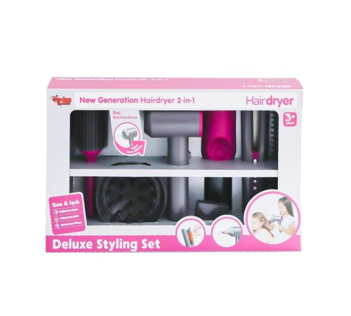HUA-1019 Sesli ve Işıklı 2IN1 Lüks Saç Şekillendirici Set -Vardem Oyuncak HUA-1019 Sesli ve Işıklı 2IN1 Lüks Saç Şekillendirici Set -Vardem Oyuncak
