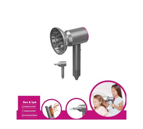HUA-1019 Sesli ve Işıklı 2IN1 Lüks Saç Şekillendirici Set -Vardem Oyuncak HUA-1019 Sesli ve Işıklı 2IN1 Lüks Saç Şekillendirici Set -Vardem Oyuncak