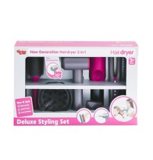 HUA-1019 Sesli ve Işıklı 2IN1 Lüks Saç Şekillendirici Set -Vardem Oyuncak
