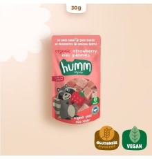 Humm Organik Çilekli Glutensiz Vegan Mini Küpler 30 Gr