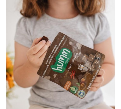 Humm Organik Fındıklı Kakaolu Vegan Kek 30 Gr Humm Organik Fındıklı Kakaolu Vegan Kek 30 Gr