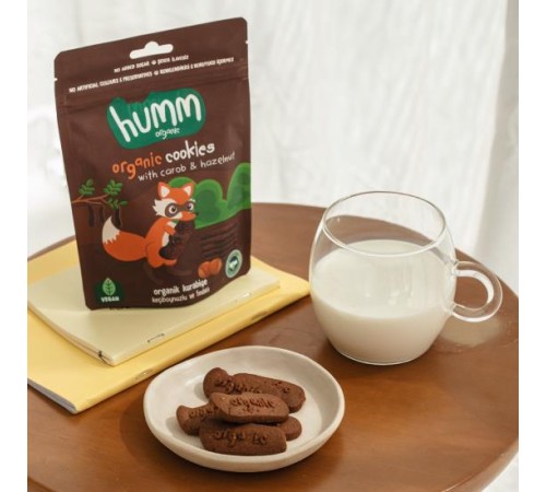 Humm Organik Keçiboynuzlu ve Fındıklı Vegan Kurabiye 55 Gr Humm Organik Keçiboynuzlu ve Fındıklı Vegan Kurabiye 55 Gr
