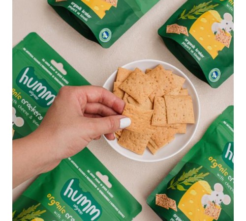 Humm Organik Peynirli Kinoalı Kraker 60 Gr Humm Organik Peynirli Kinoalı Kraker 60 Gr