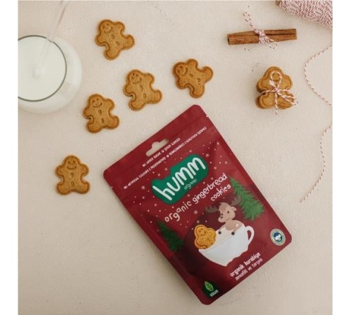 Humm Organik Zencefilli ve Tarçınlı Vegan Kurabiye 55 Gr Humm Organik Zencefilli ve Tarçınlı Vegan Kurabiye 55 Gr