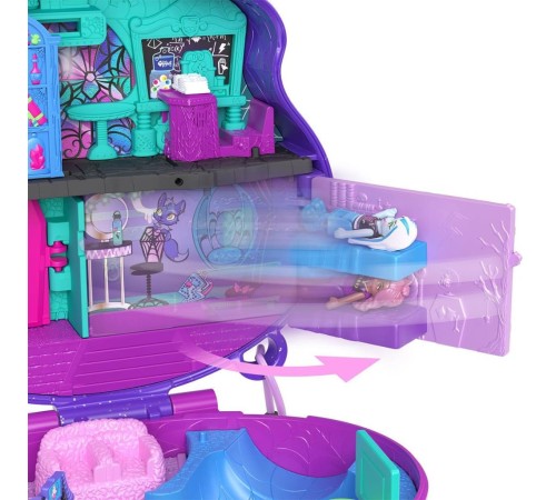 HVV58 Polly Pocket - Monster High Temalı Kompakt Oyun Seti HVV58 Polly Pocket - Monster High Temalı Kompakt Oyun Seti