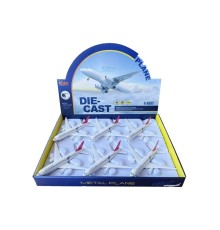 HW-180 2823 RED CB IŞIKLI SESLİ METAL YOLCU UÇAĞI