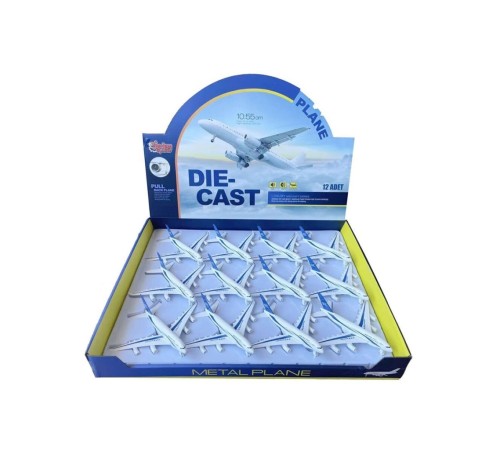 HW-777-2 2816 BLUE CB IŞIKLI-SESLİ METAL YOLCU UÇAĞI