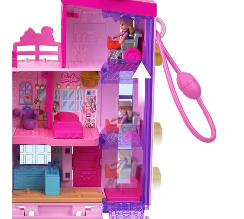 HWP11 Polly Pocket Barbienin Evi Temalı Mikro Oyun Seti