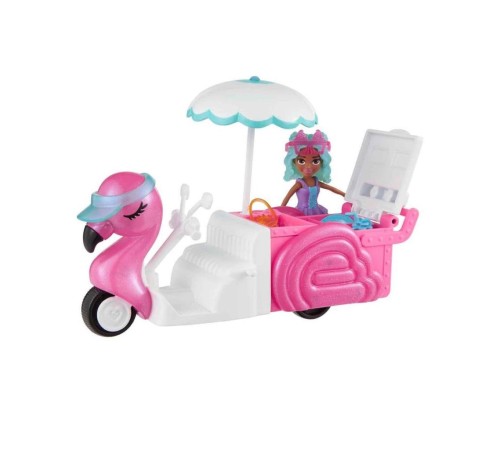 HWP24 Polly Pocket Filamingo Motosiklet ve Tropik Aksesuarlar HWP24 Polly Pocket Filamingo Motosiklet ve Tropik Aksesuarlar