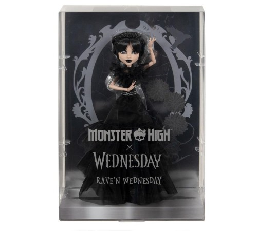 HXJ03 Monster High Wednesday Balo Elbiseli Bebek HXJ03 Monster High Wednesday Balo Elbiseli Bebek