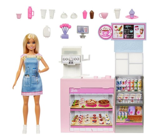 HXN94 Barbie Kahve Dükkanı Oyun Seti HXN94 Barbie Kahve Dükkanı Oyun Seti